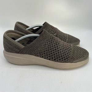 Bzees Charlie Knit Slip On Loafers Shoes Round Toe Women’s Size 6.5